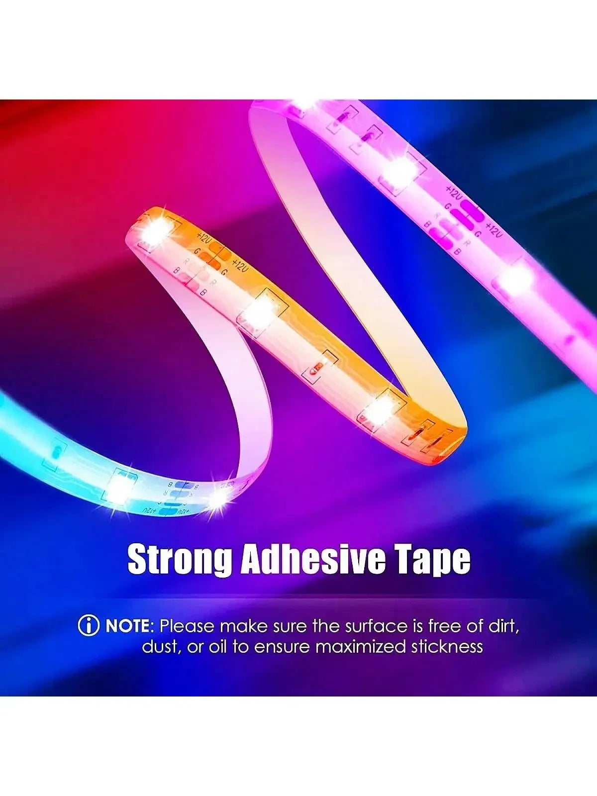 Led Strip Aaa RGB LED Strip Lights TV Backlight APP Music Sync – Led Strips Room