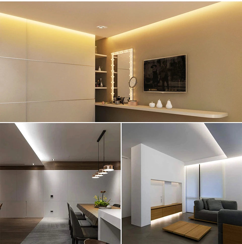 High Bright COB LED Strip Light 220V 110V Neon Tape Lamp