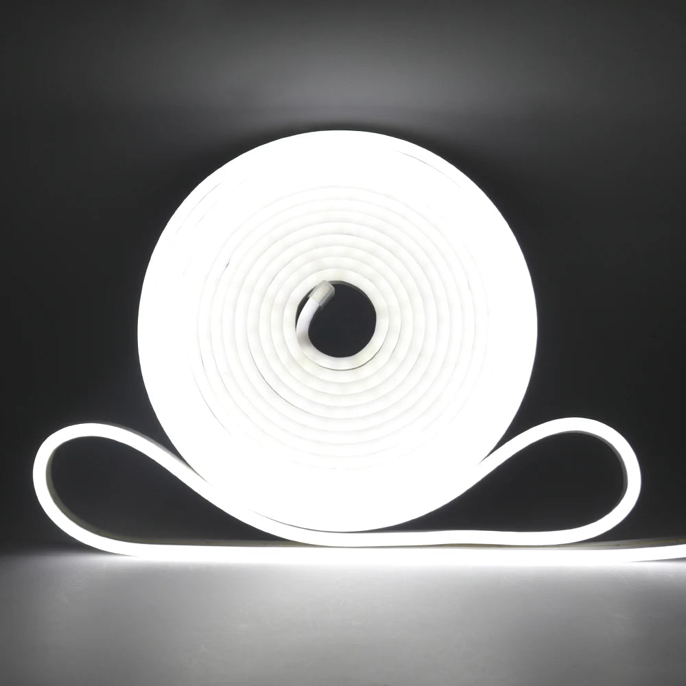 5V 12V 24V Neon LED Strip With 2Pin Wire 120LEDs/M IP67 Silicon Tube Bar