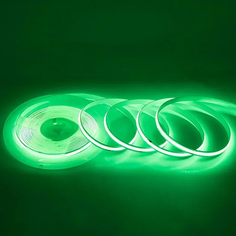 320Leds/M 8mm COB LED Strip DC 12V 24V Flexible High Bright Tape