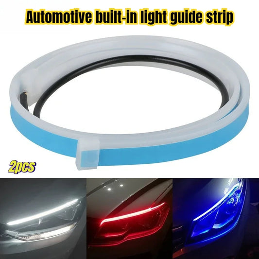 Led Guide Strip Headlight for Car Daytime Running Lights