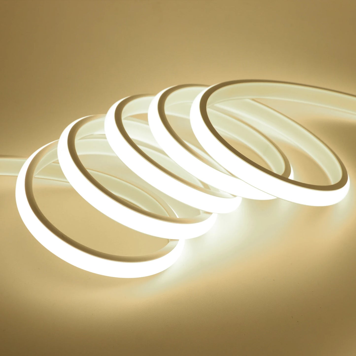 AC 220V Waterproof COB LED Strip Light With EU Switch Plug