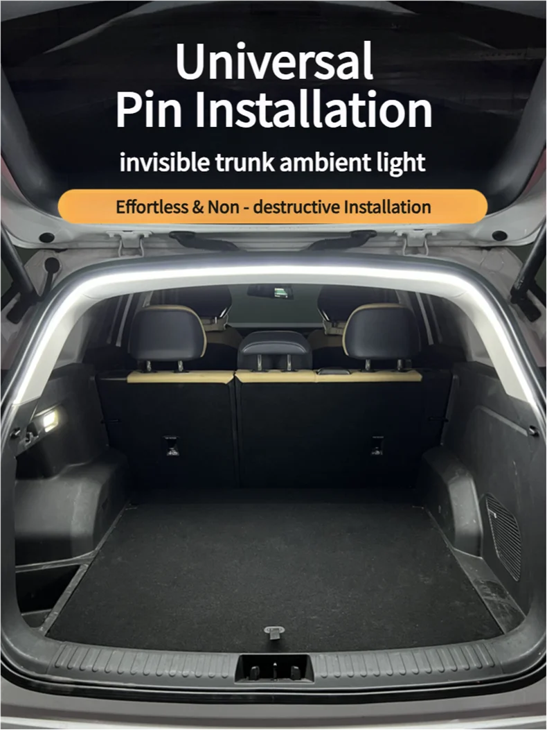 Car Trunk Led Light Hidden Flexible Light Strip