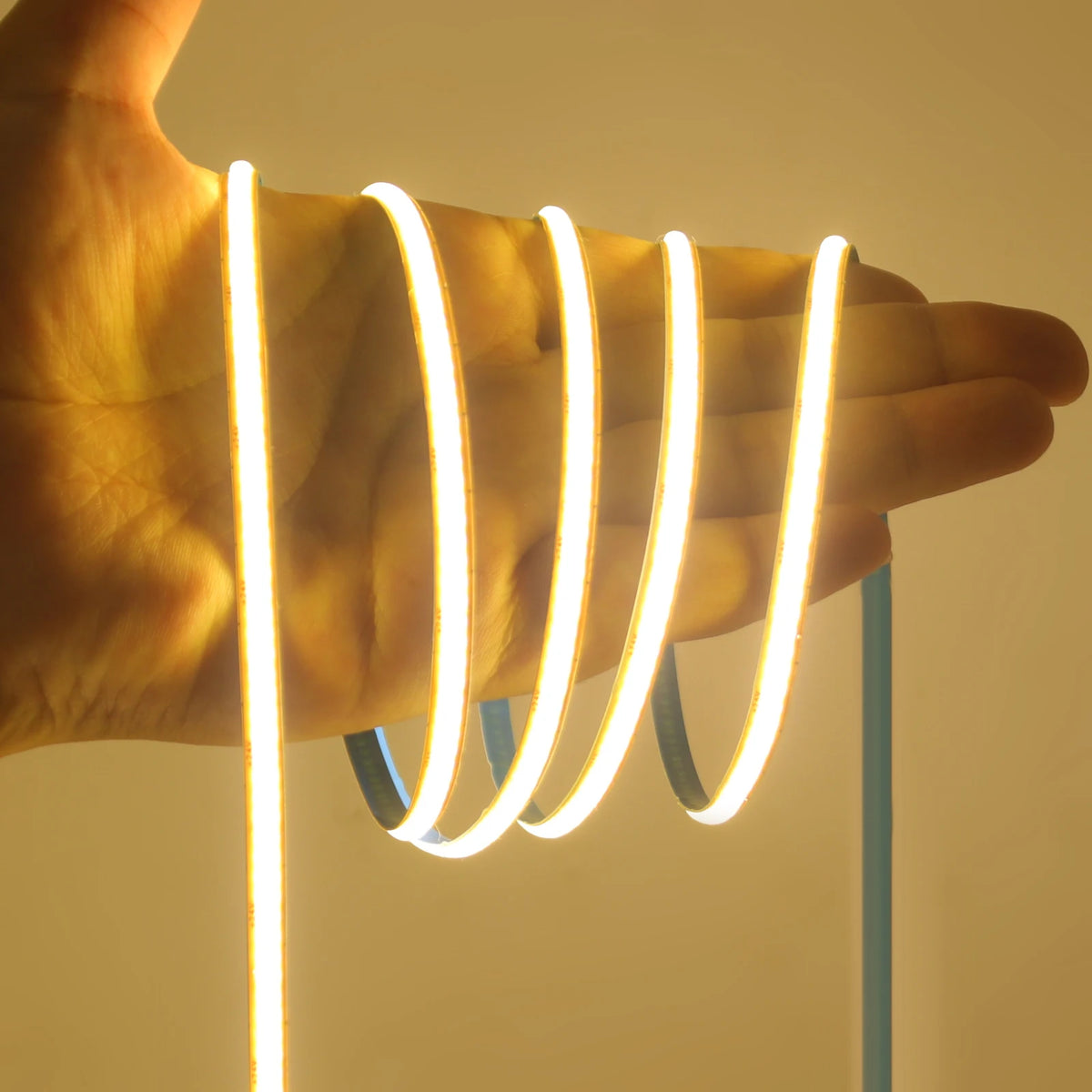 5MM COB LED Strip Light 12V 24V 400LEDS/M Flexible Ribbon Rope LED Light