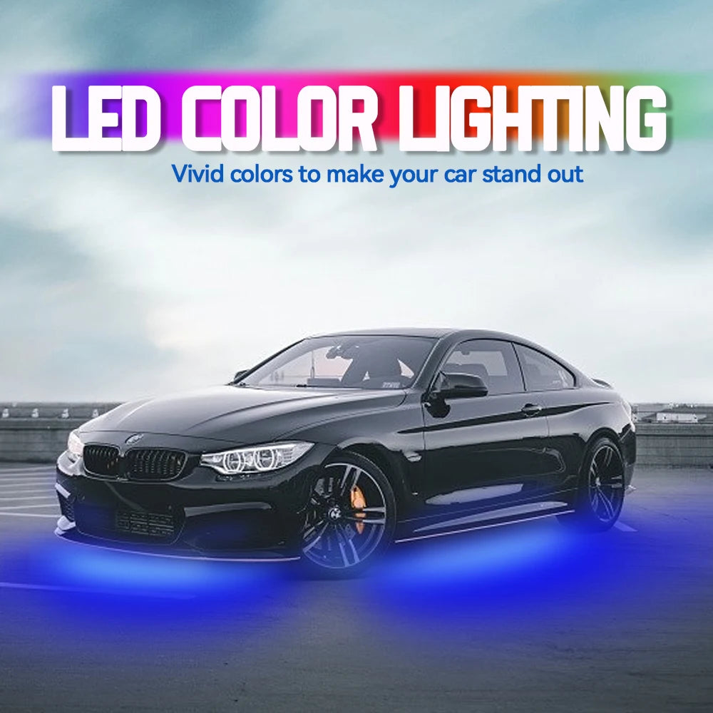 Car Charssis Flexible LED Strip Light LED Underbody APP Control