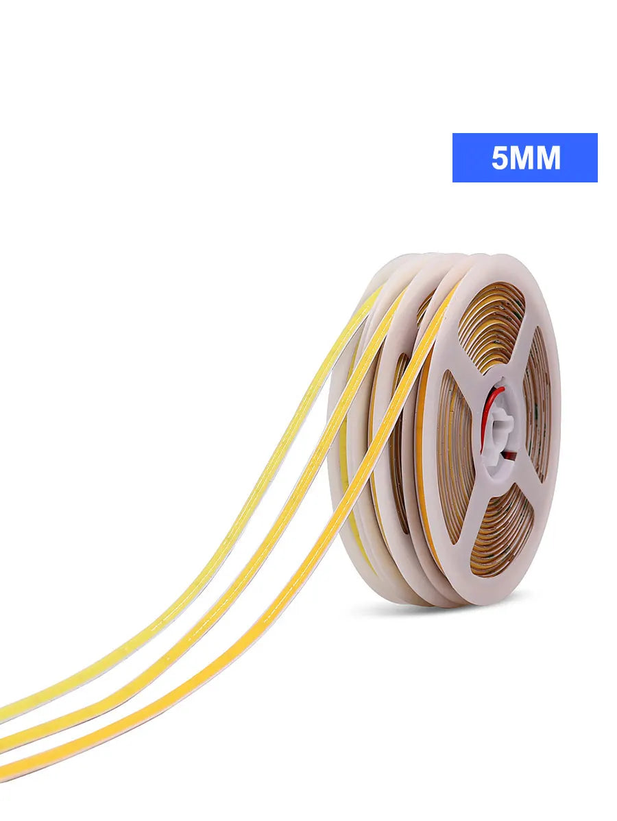 FOB COB LED Strip Lights  Flexible Dimmable LED Tape