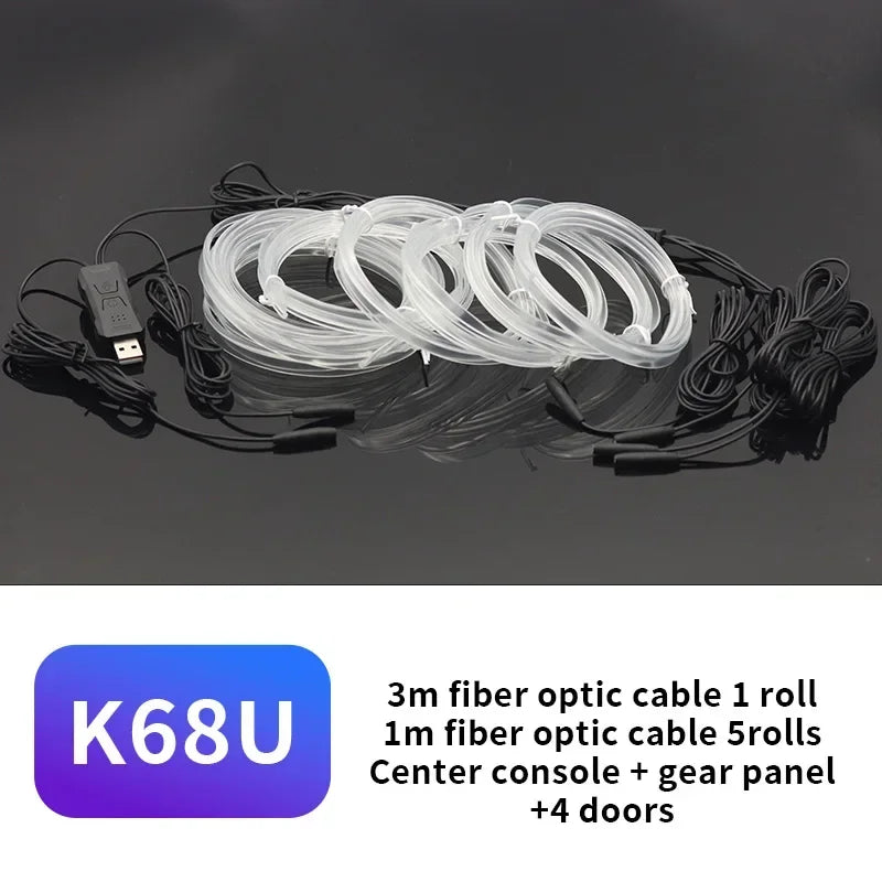 3M Car Interior Led Decorative Lamp EL Wiring