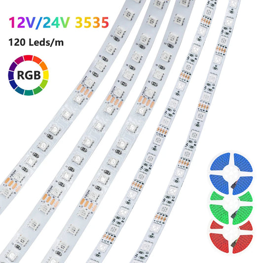 PCB RGB LED Strip Light 5m Flexible Adhesive Tape