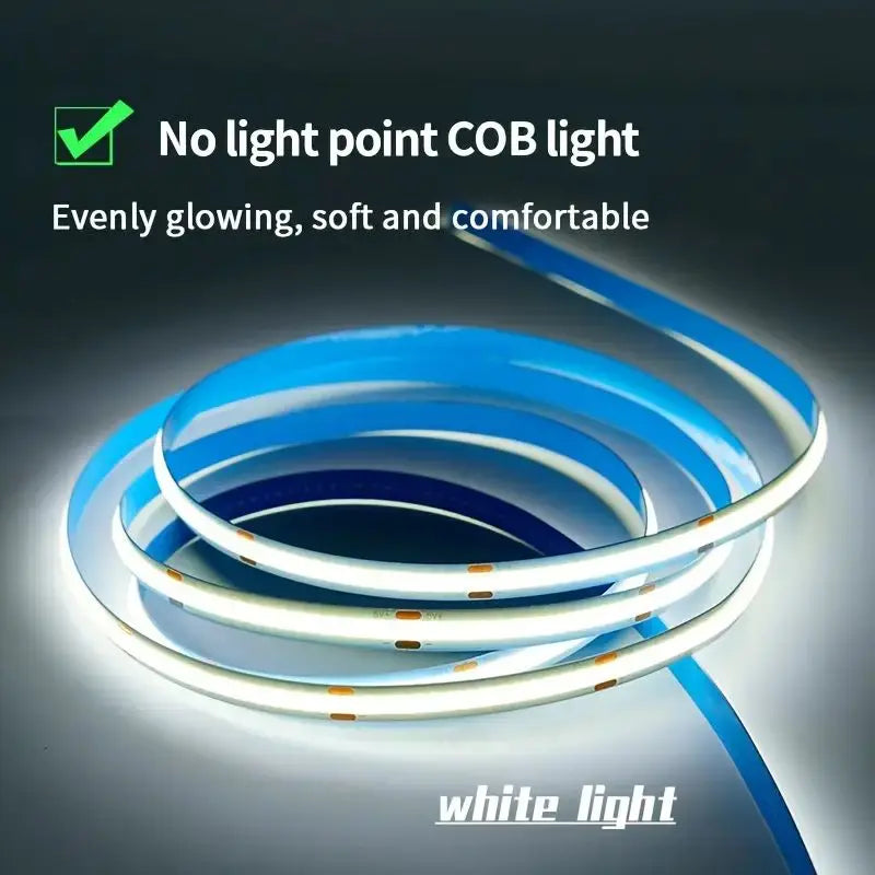 LED COB Light Strip Touch Dimmer Flexible Diode Tape
