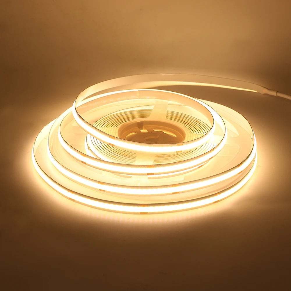 COB LED Strip Light High Density Flexible COB FOB LED Light
