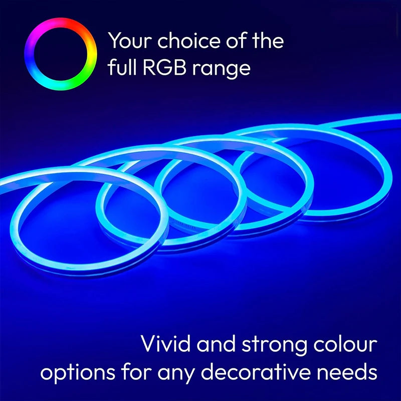 USB LED Neon Rope Lights, RGB Led Strip Lights with Remote