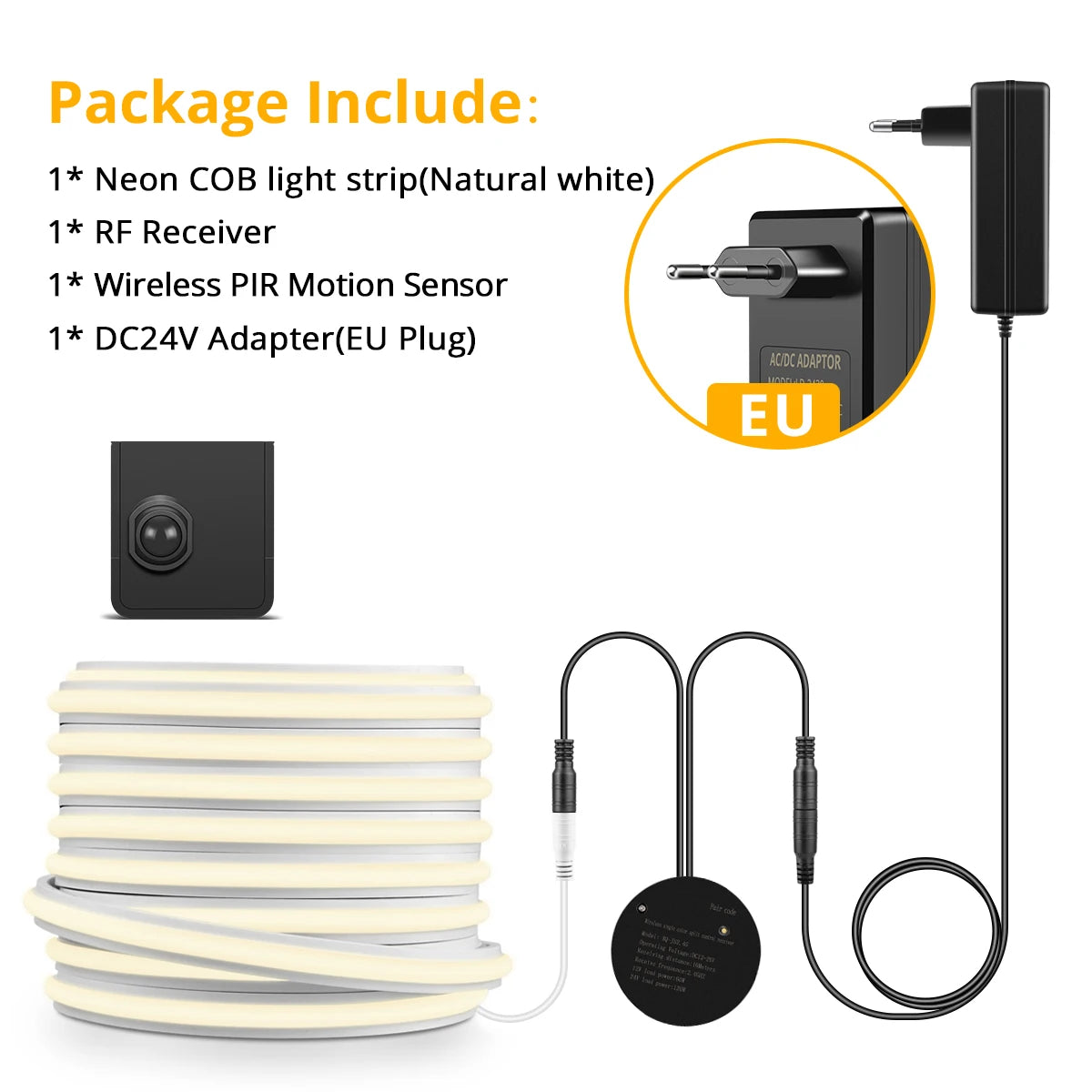 NEW 10M 5M Set Solid COB Neon LED Strip Light