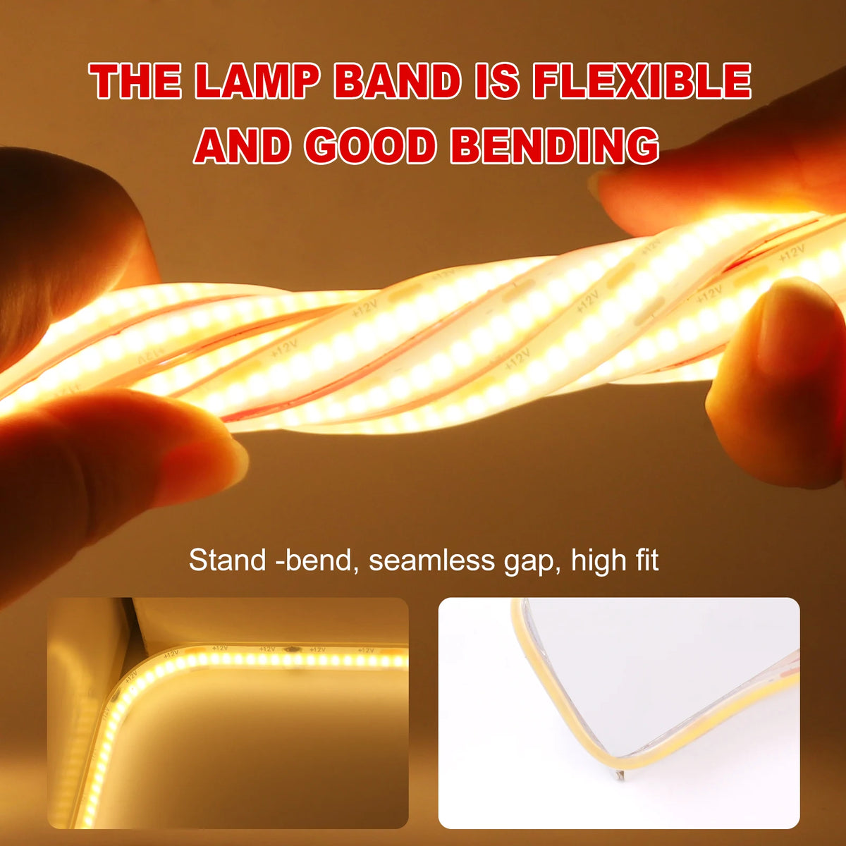 12V 24V IP68 Waterproof COB Neon Strip Hight Bright