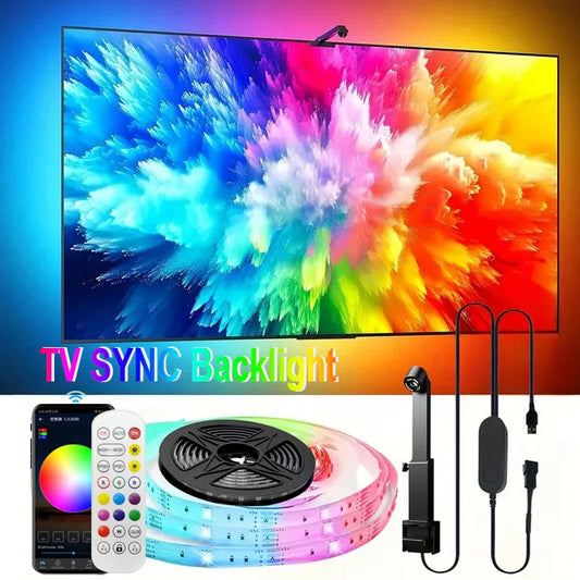 PC/TV SYNC Backlight RGBIC LED Strip Lights with Color Capture