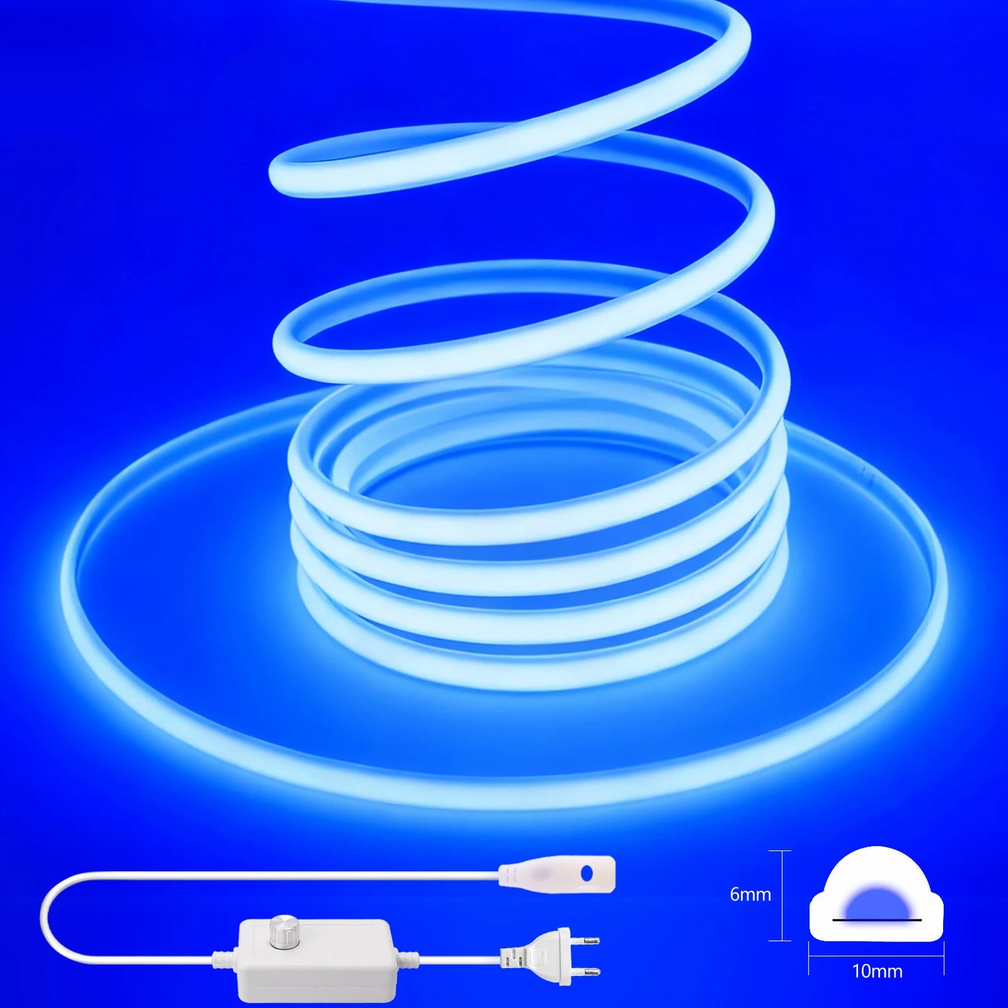 220V COB LED Light Strip IP65 Waterproof Ribbon Tape