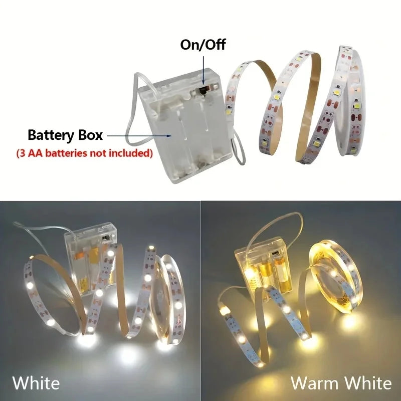 3AA Battery Power Led Strip Light SMD2835 1M 2M 3M 5M 10M