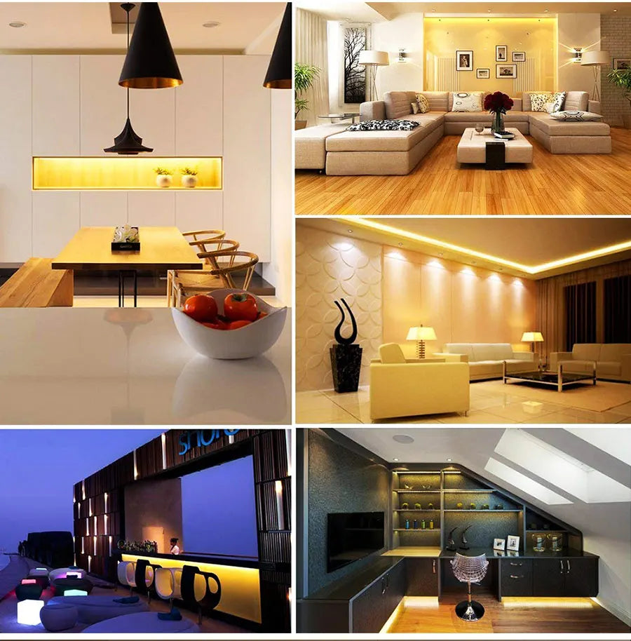 FOB COB LED Strip Lights  Flexible Dimmable LED Tape