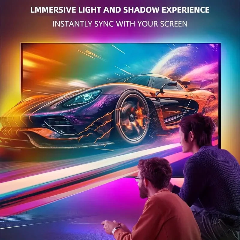 TV Led Backlight RGBIC LED Strip Lights with Camera Sensor