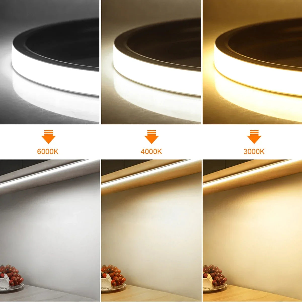 USB COB Neon LED Strip Light with PIR Motion Sensor IP65