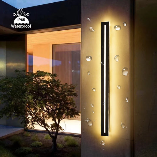 LED Outdoor Wall Lamps Long Porch Lights Waterproof IP65