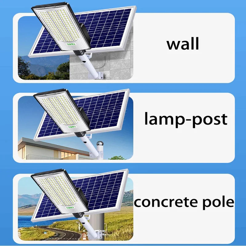 Led Outdoor Solar Street Lamps With Remote Control
