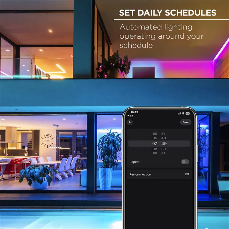 360 Degree Round Reticulate Neon LED Strip with Remote Control