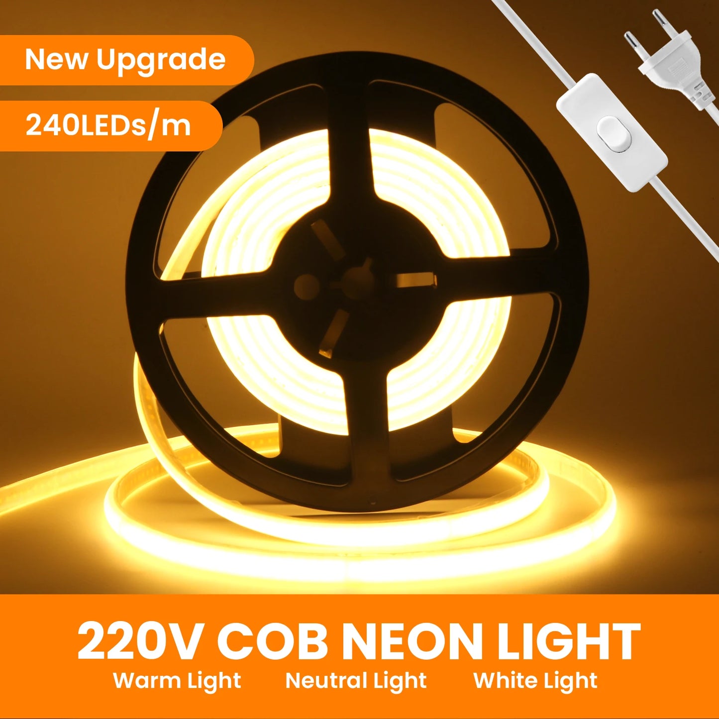 IP65 COB Self-adhesive Tape LED Neon Light Strips