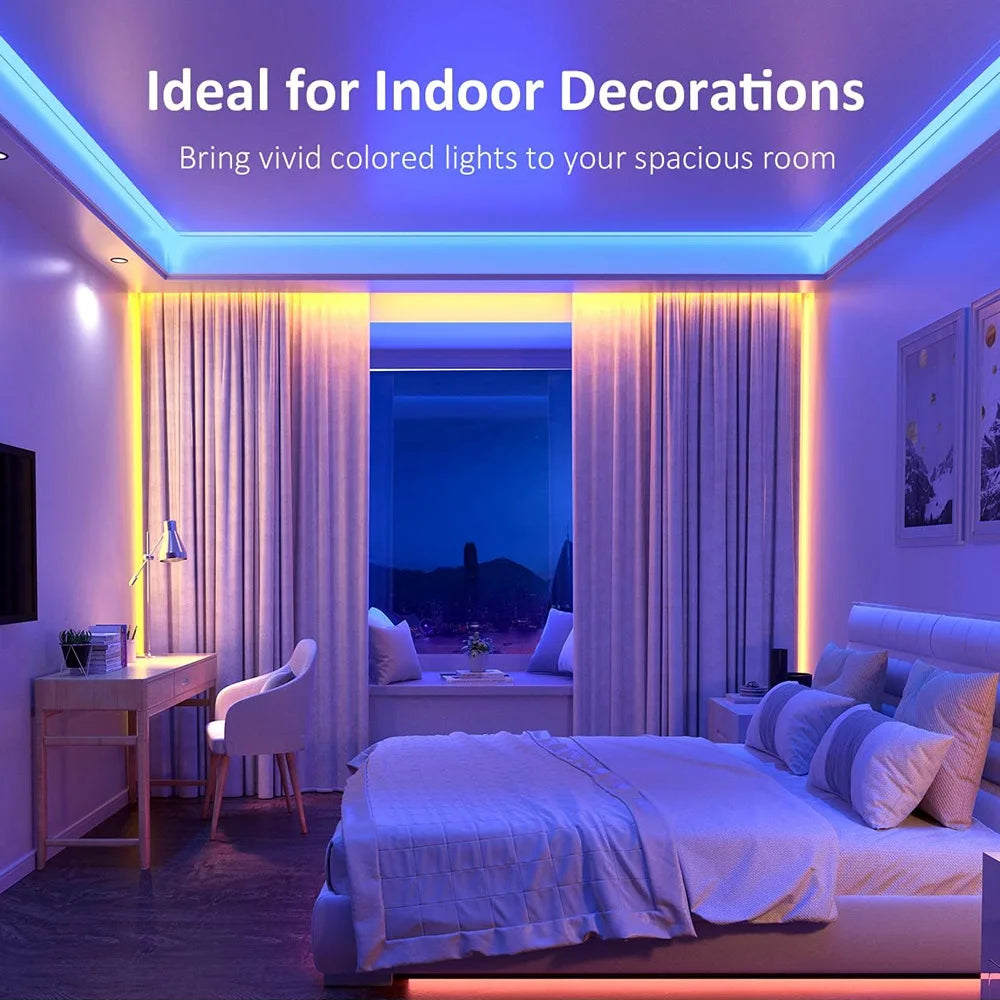 COB RGB+CCT LED Strip Flexible Dimmable Room Liner Light