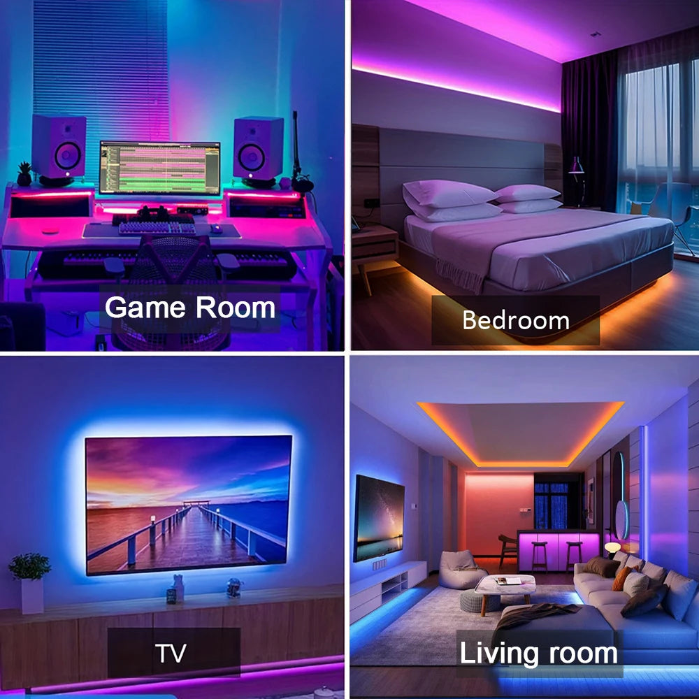 RGB Led Strip Lights with APP Control Flexible Ribbon