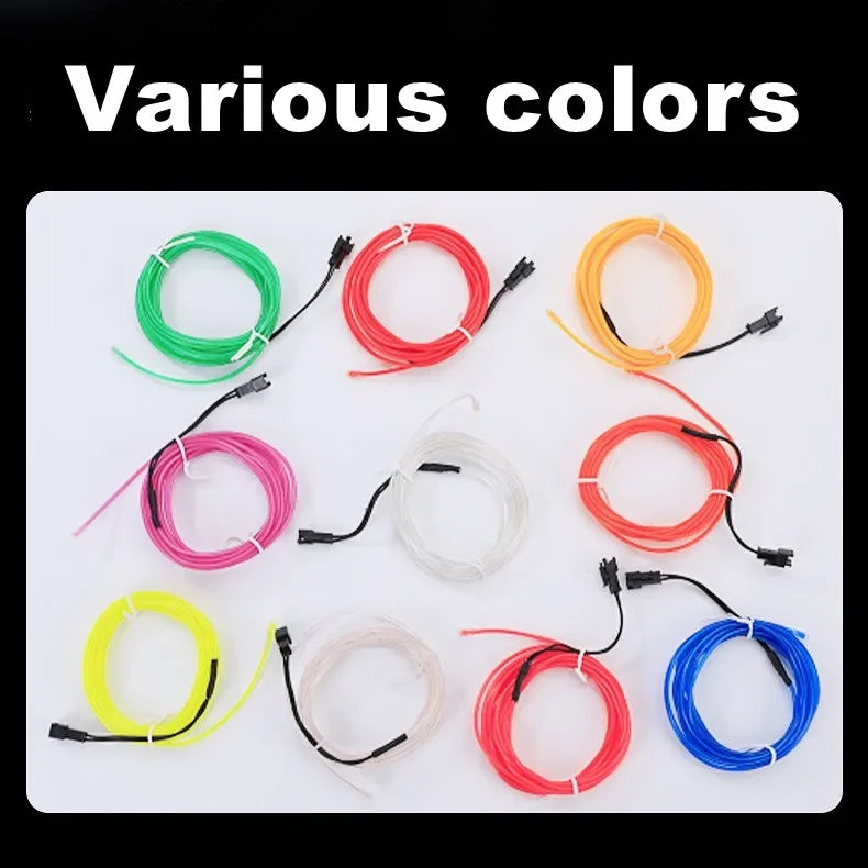 1M/2M/3M/4M/5M Flexible Neon Light EL Wire Led Neon Led Strip