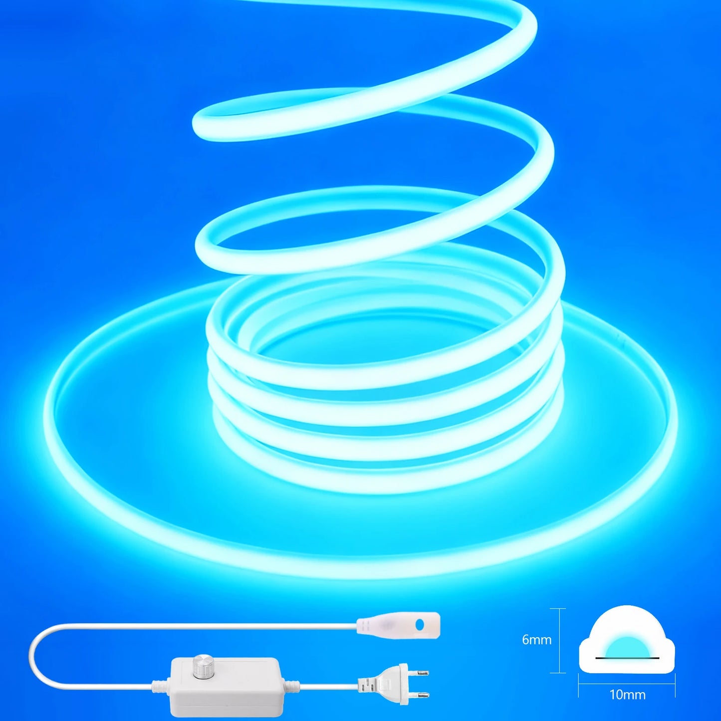 220V COB LED Light Strip IP65 Waterproof Ribbon Tape