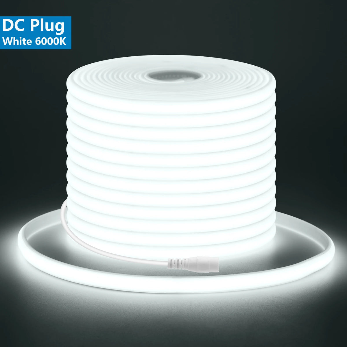 12V 24V COB LED Tape Flexible DC Plug/2Pin Wire Strip Light