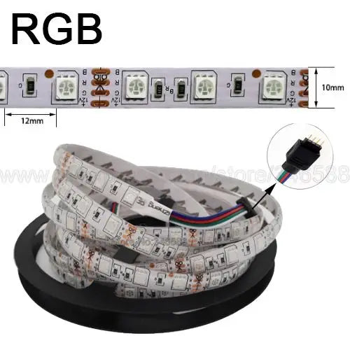 5m 12V DC IP67 IP68 Waterproof SMD 5050 LED Strip High Quality