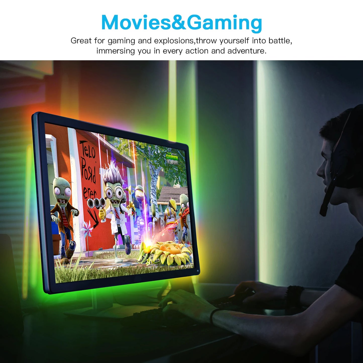 DIY Ambient TV PC Dream Screen USB LED Strip HDTV Computer