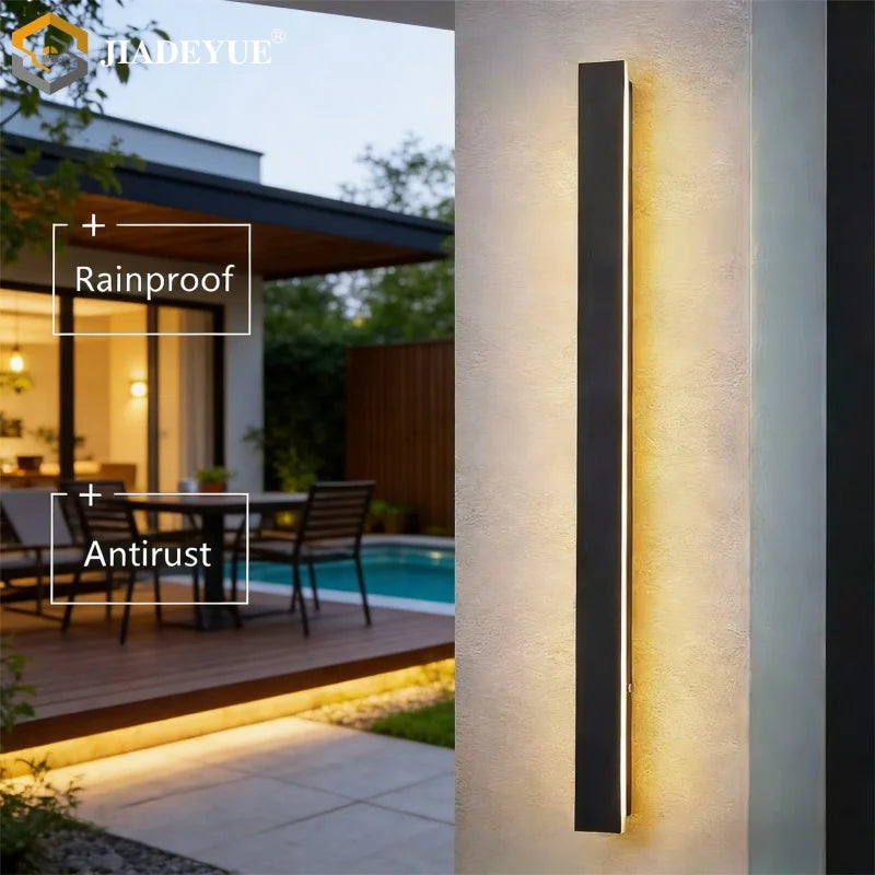 Waterproof LED long wall light ip65 outdoor lighting garden