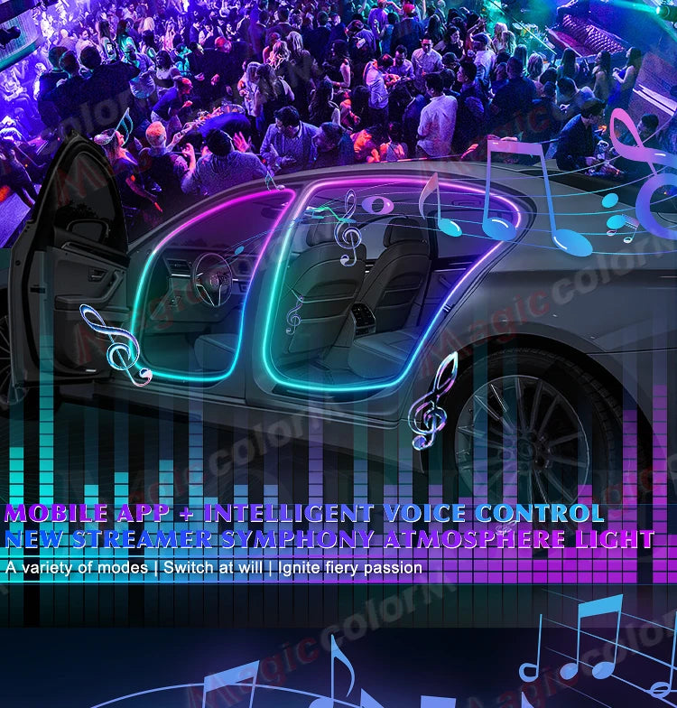 Symphony Car Door Frame Ambient Lights Universal