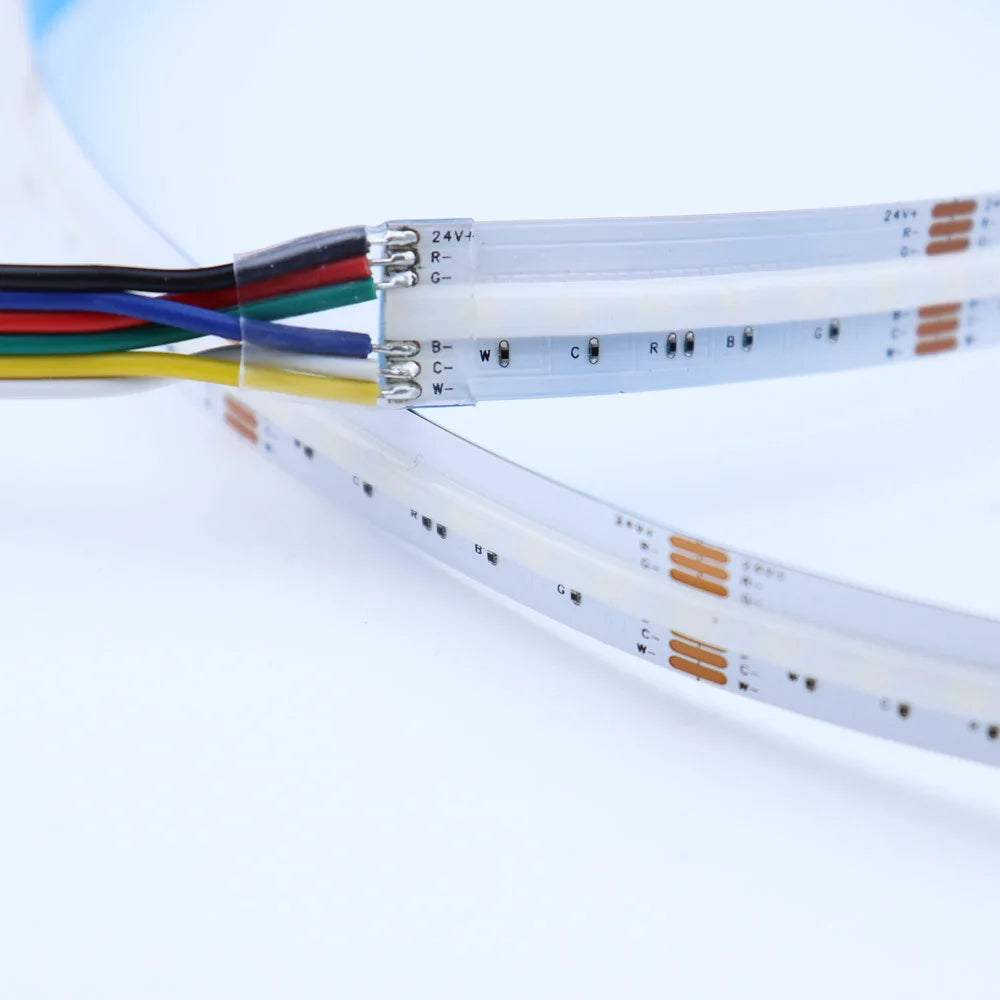 COB RGB+CCT LED Strip Flexible Dimmable Room Liner Light