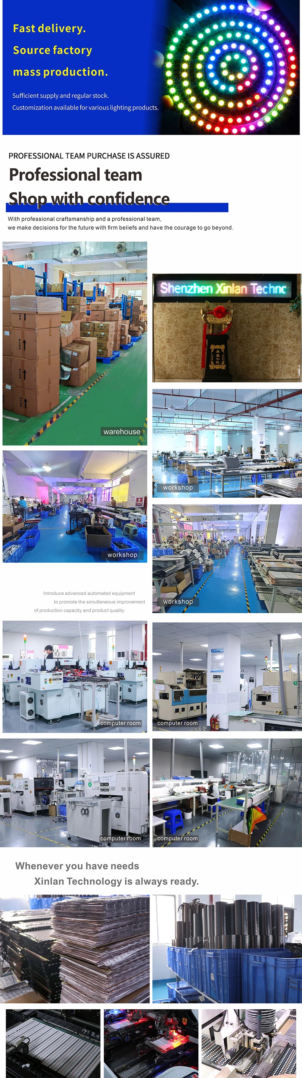 DC5V WS2812B Pixel Ring LED Panel Light Individual