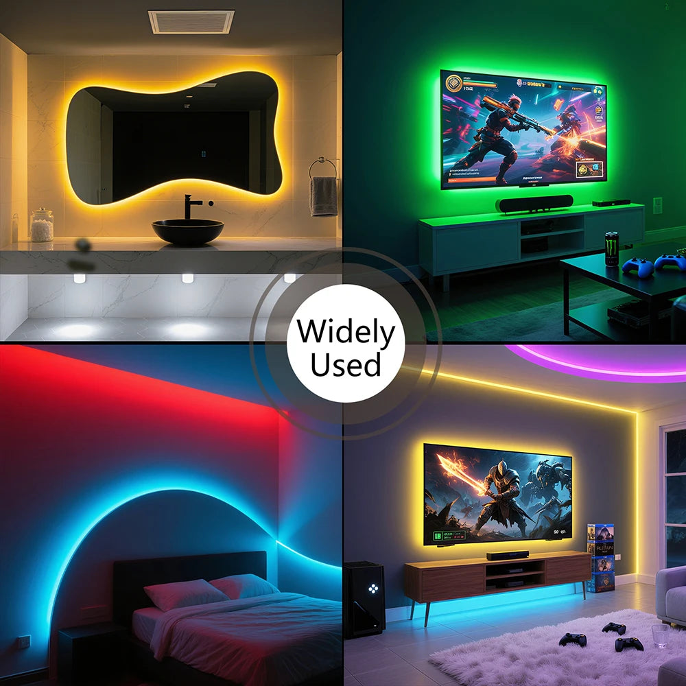 PCB RGB LED Strip Light 5m Flexible Adhesive Tape