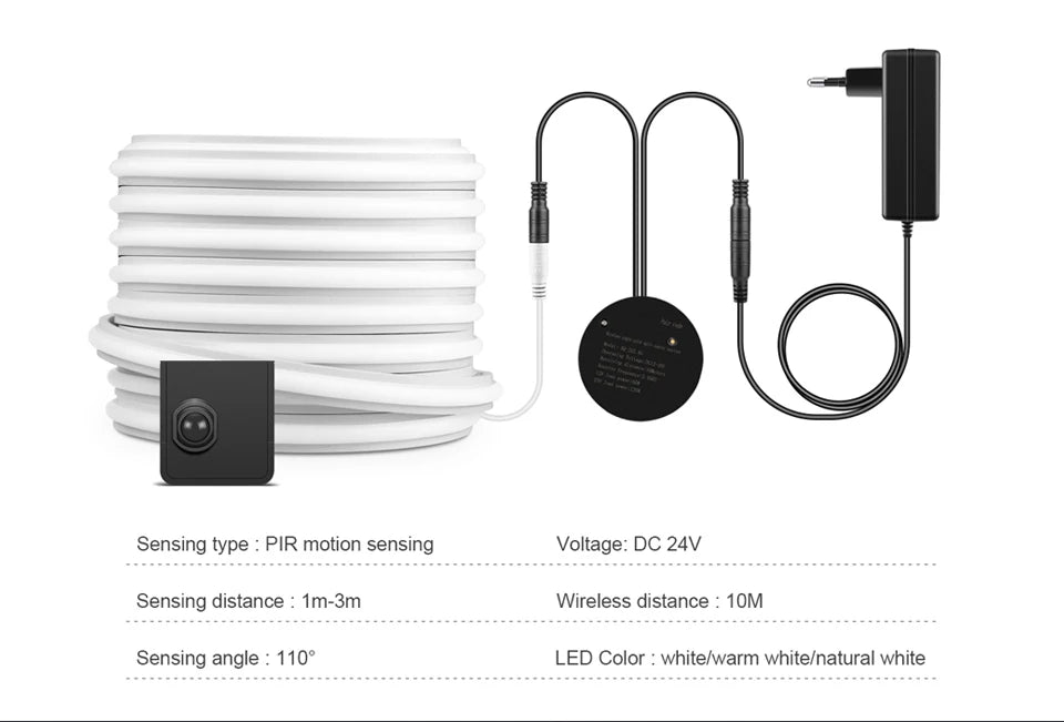 One/Dual Motion Sensor Switch COB Neon LED Strip