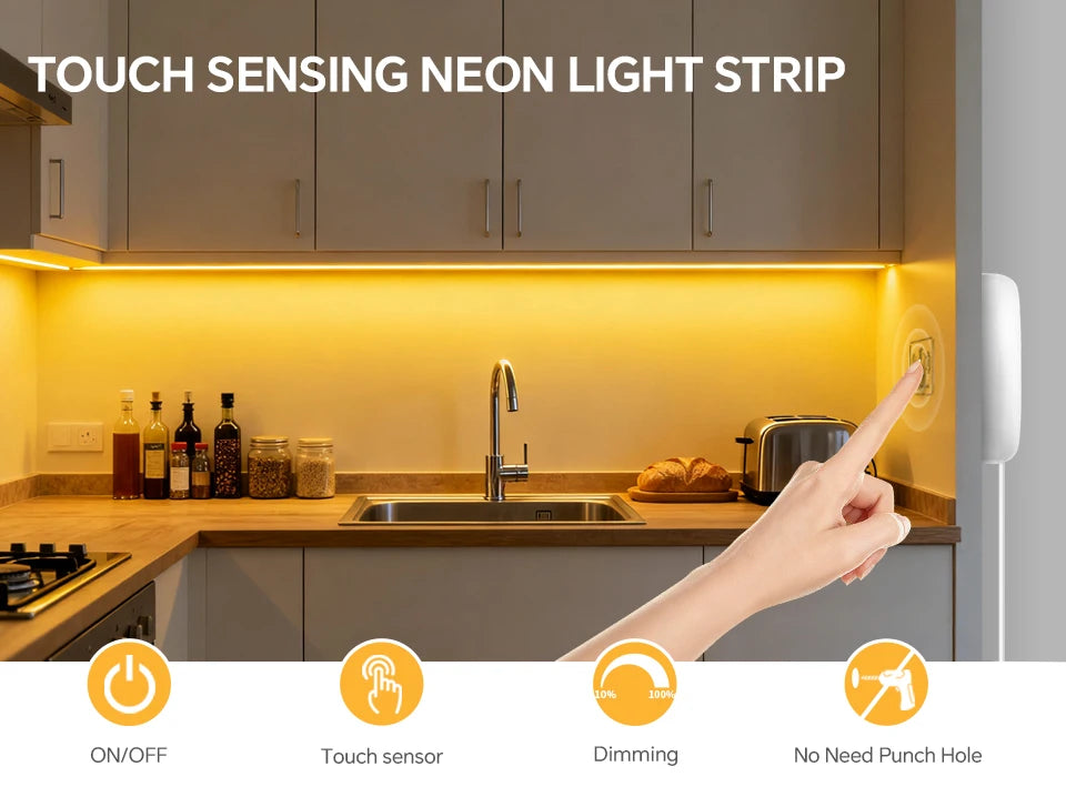 Touch Dimmer and Hand Sweep Induction Switch COB LED