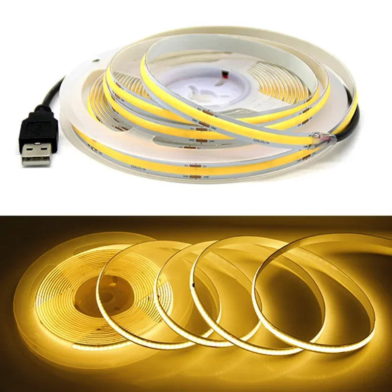 Cabinet Light Lamp TV Backlight Flexible Ribbon Rope LED Strip