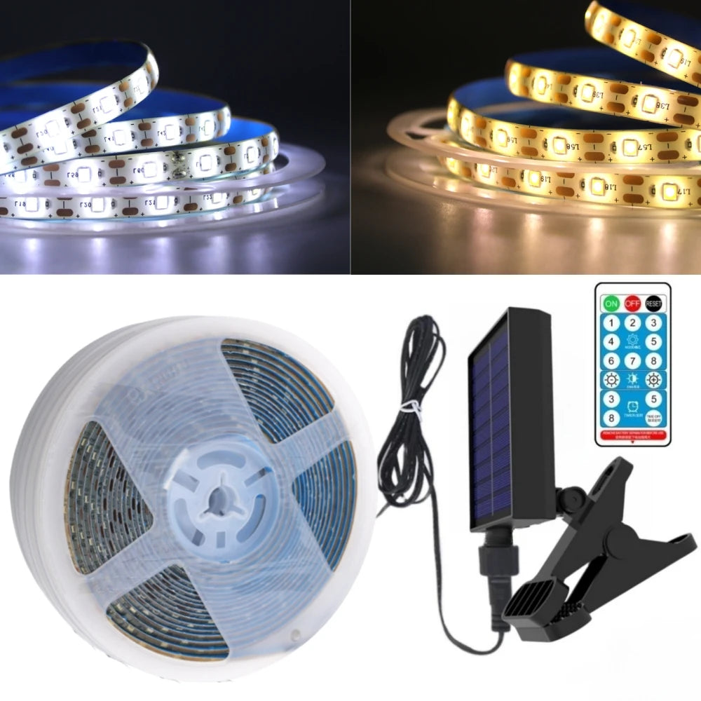 SMD2835 Solar Strip LED Lights With Remote Control Lighting