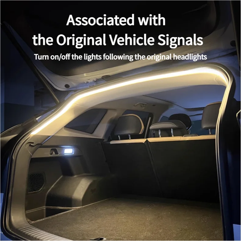 Car Trunk Led Light Hidden Flexible Light Strip