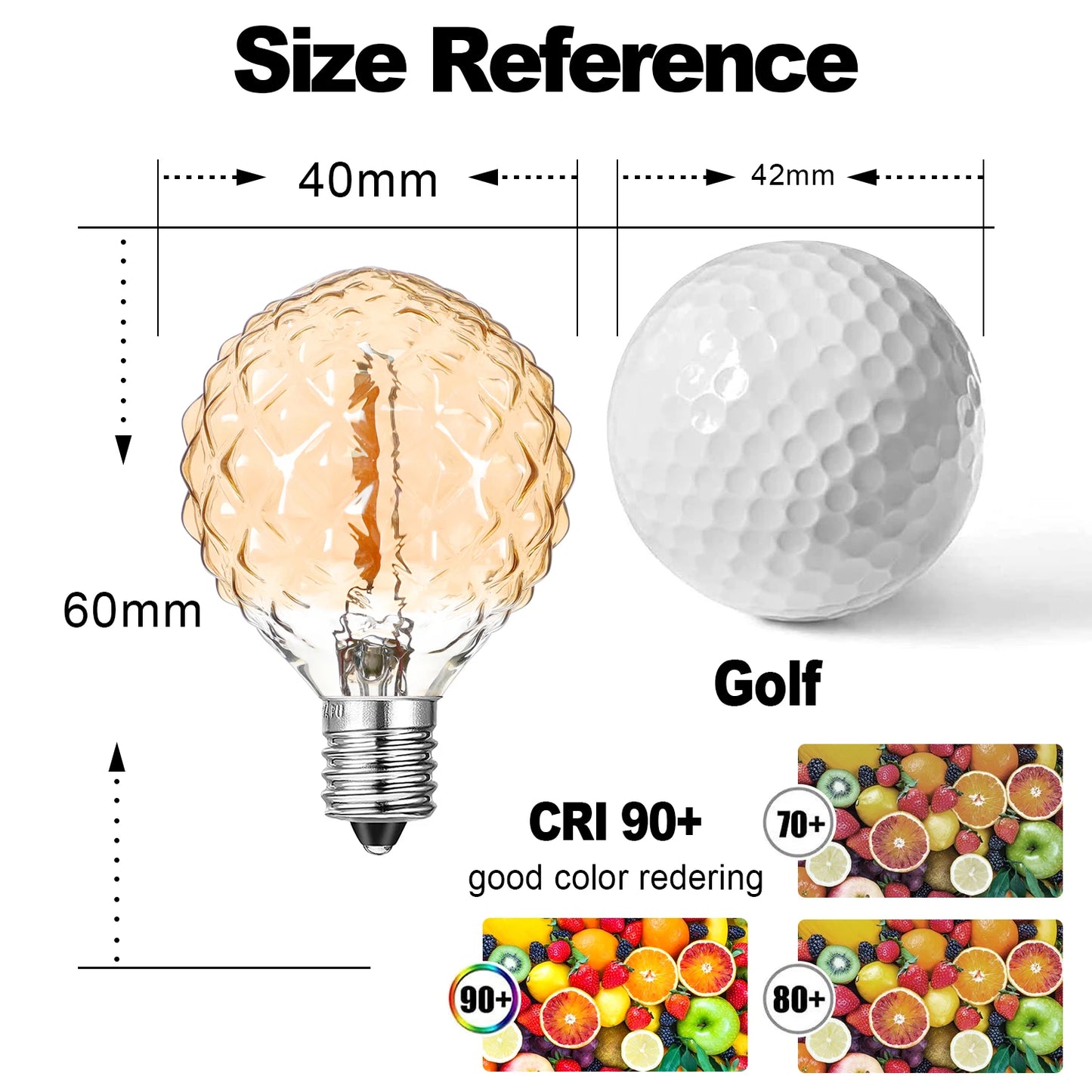 Waterproof Garden Festoon LED Light Outdoor String Lights