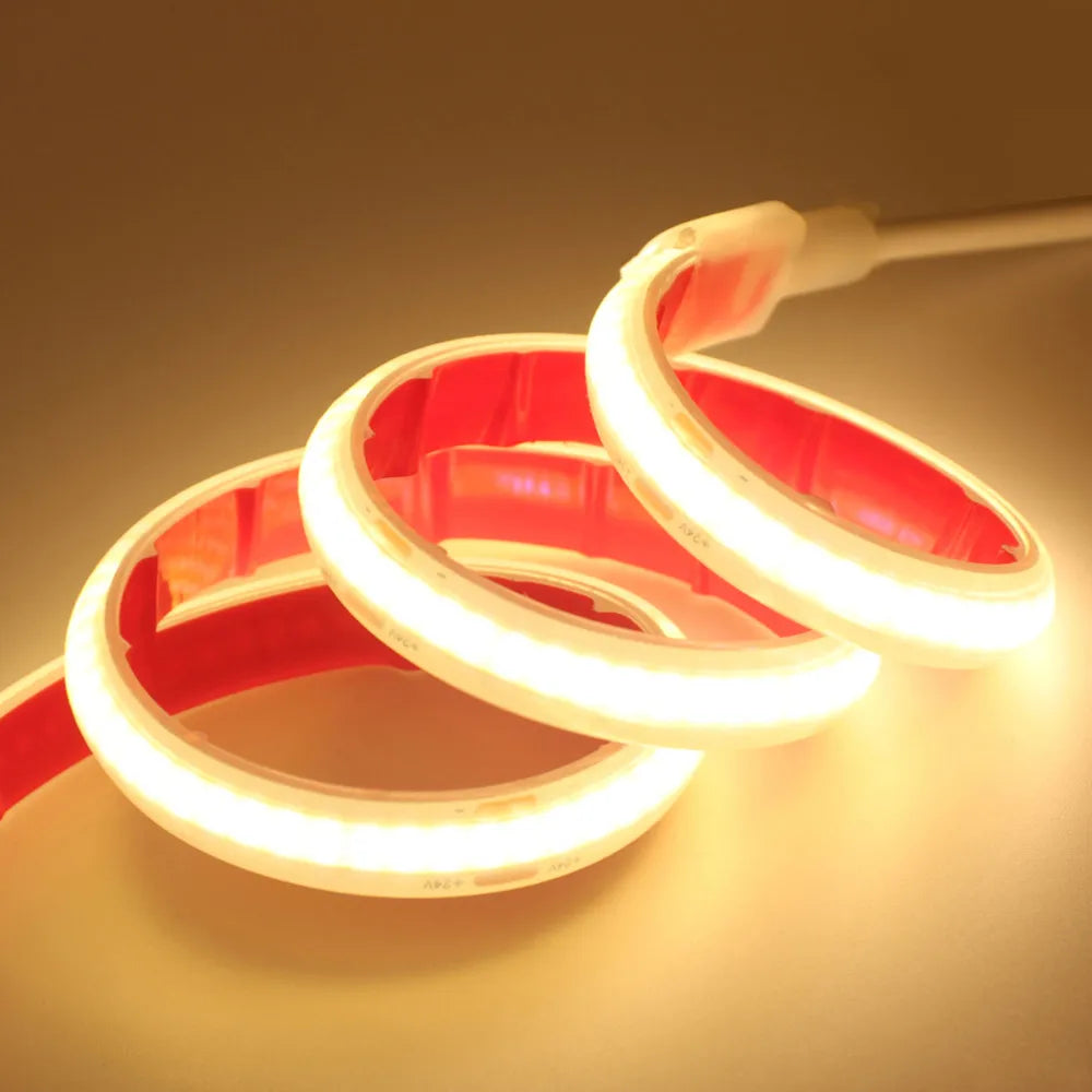 IP68 Waterproof COB Led Strip Light 12V 24V Flexible LED Tape