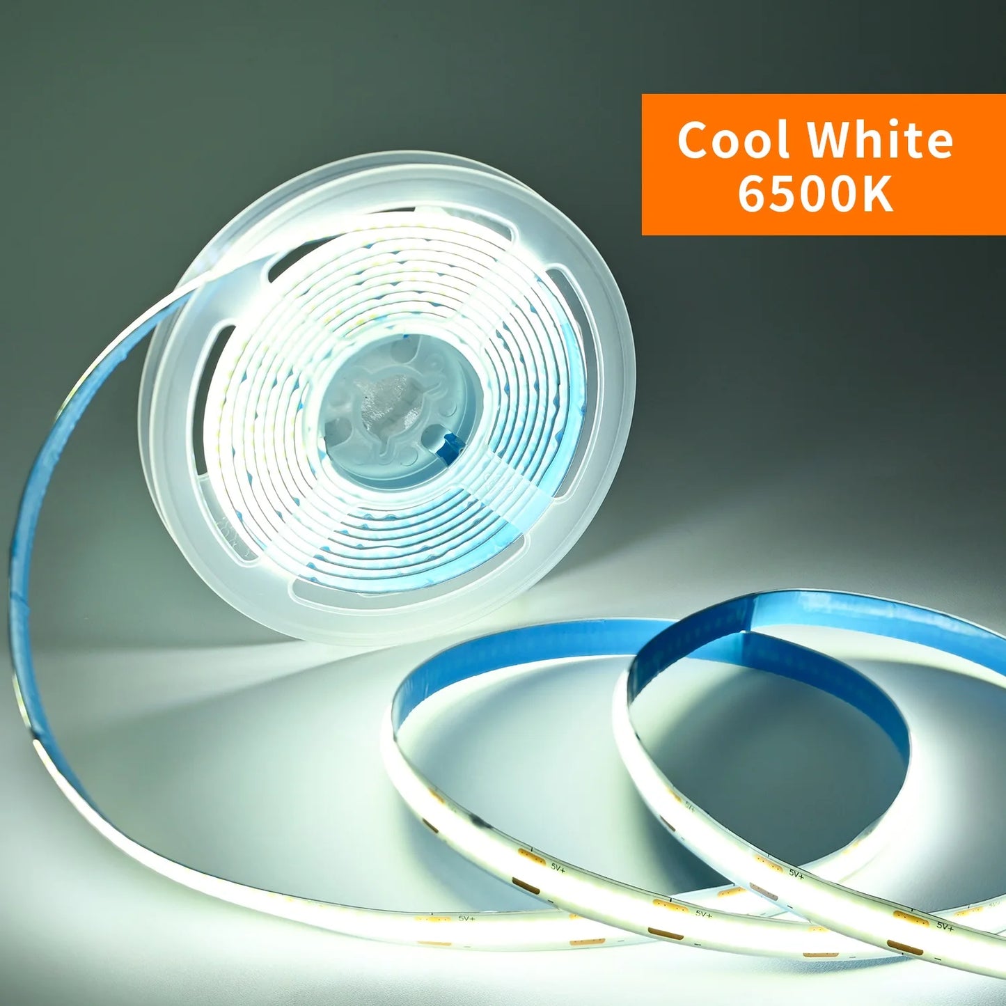 5V COB LED Strip Touch Dimmer USB Plug 320LEDs/m High Density