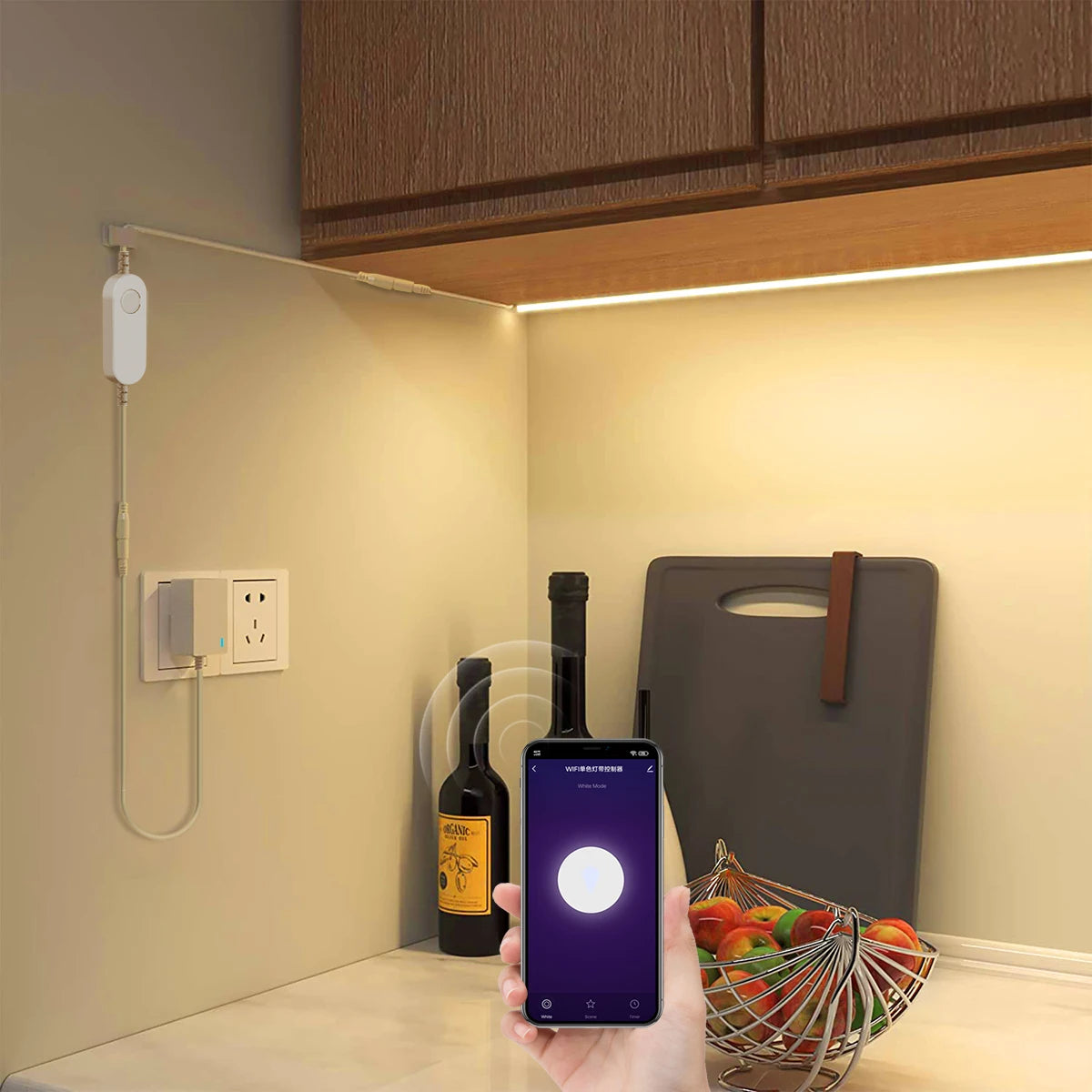 Smart TUYA WiFi COB Strip Light High Lumen Support Alexa