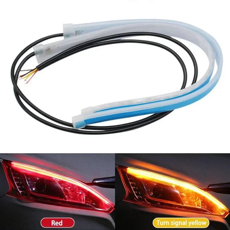 Led Guide Strip Headlight for Car Daytime Running Lights