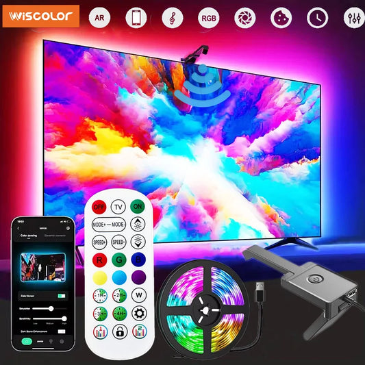 LED TV Led Backlight RGBIC USB Strip Light with AR Color
